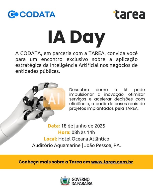 CODATA apoia evento sobre Inteligência Artificial voltado ao setor público