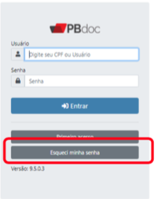 1.2 Esqueci minha senha 9.5.0.3