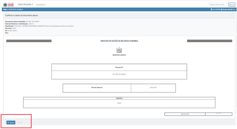 2.6 Assinar Documento