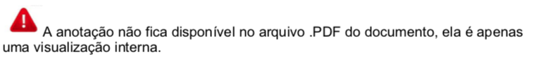 3.4 Anotar a anotação não fica disponível