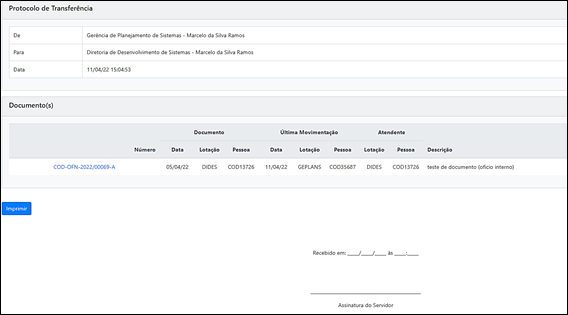 4.8 Protocolo de transparencia