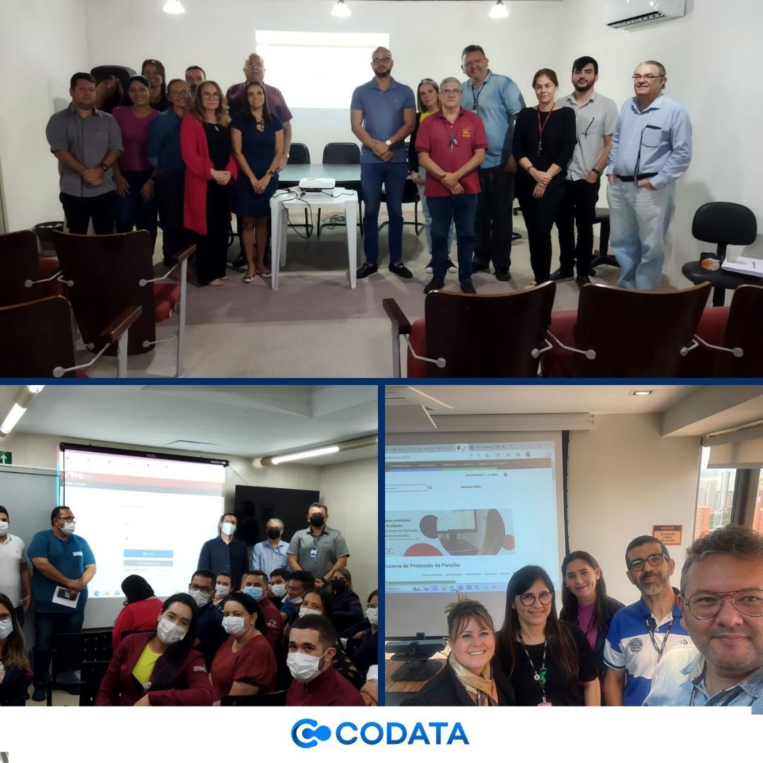 Em abril: CODATA realiza workshops para a Maternidade Frei Damião, PBGÁS e IPHAEP para otimizar o uso do PBDoc