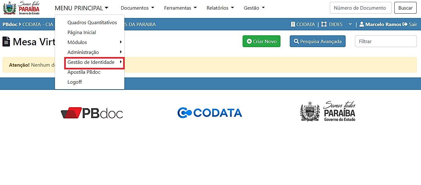 gestão da Identidade